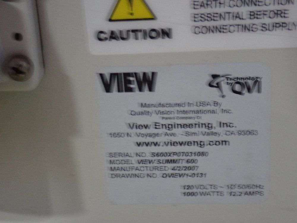 View Table 27x22 Cmm - View Summit 600