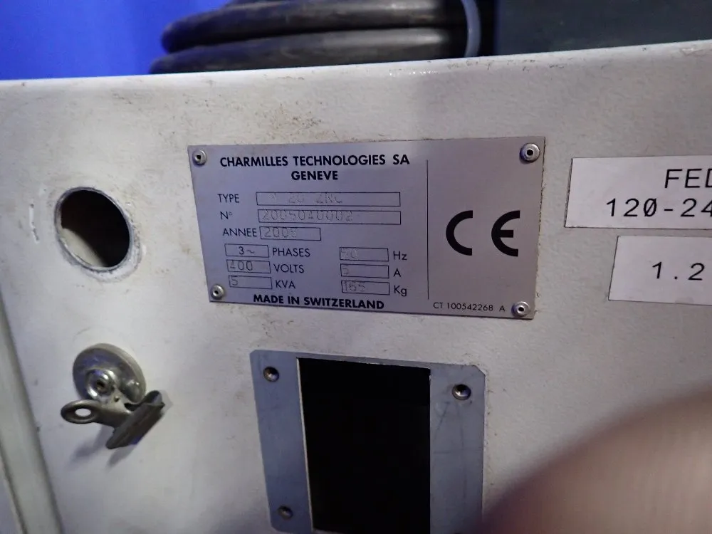 Charmilles 14" X 20" Table Edm - Tm20znc