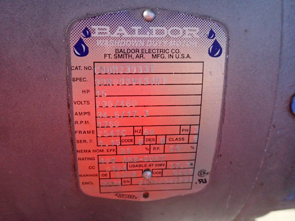 Waukesha Cherry-barrell 600 Psi @ 400 Degrees Votator - 6x36v11123807