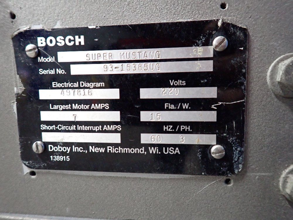 Bosch Horizontal Wrapper - Super Mustang