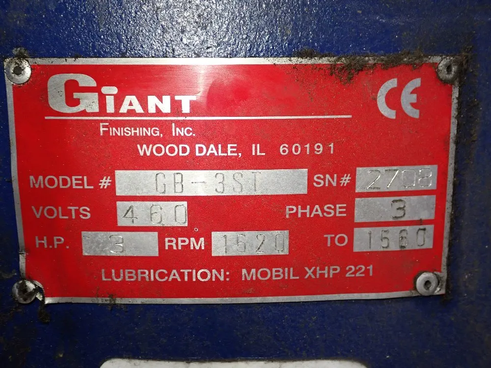 Giant Finisher 32" Vibratory Finisher - Cb-3st