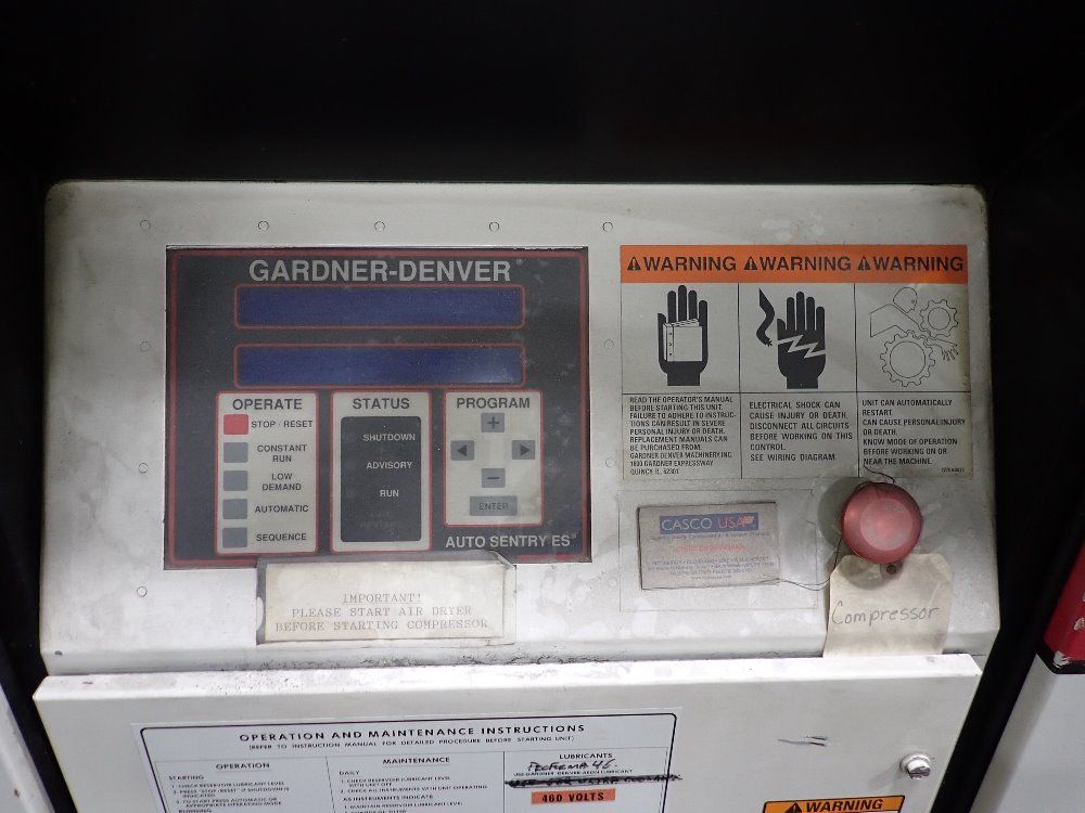 Gardner Denver 75 Hp Air Compressor - Ebmqlc