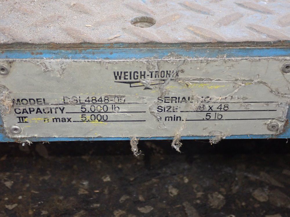 Avery Weigh Tronix 5000 Lbs Scale - Dsl4848-05