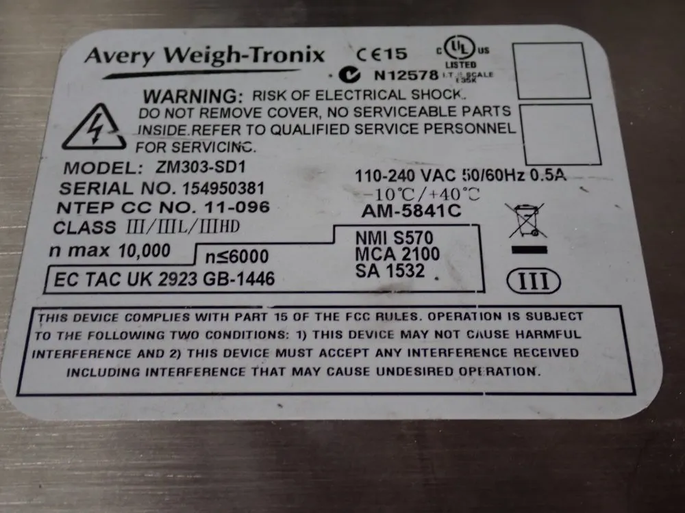 Keystone Scale Inc 10,000 Lbs Digital Scale Indicator - Zm303-sd1
