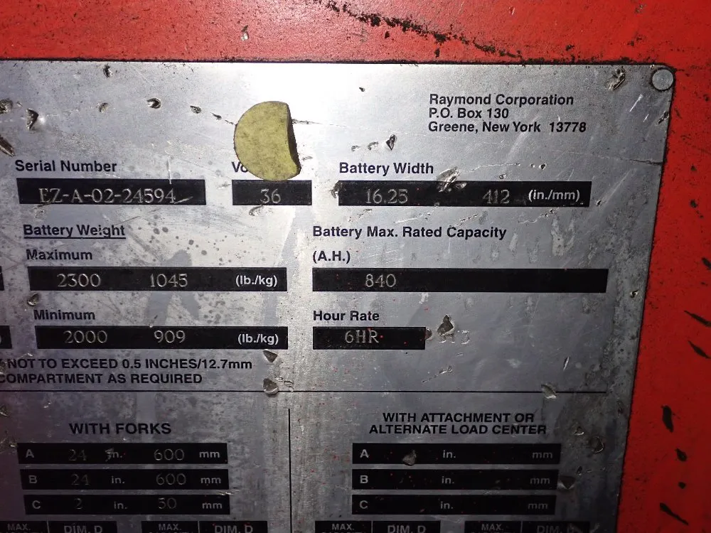 Raymond 4500 Lbs Stand Up Forklift - East R45tt