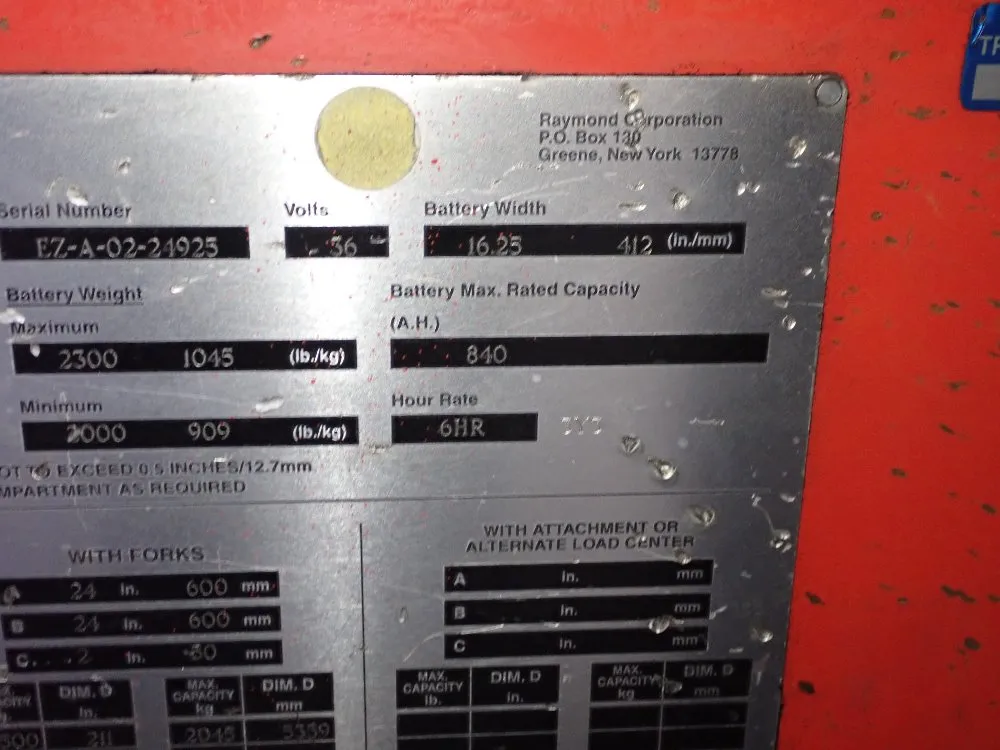 Raymond 4500 Lbs Stand Up Forklift - East R45tt