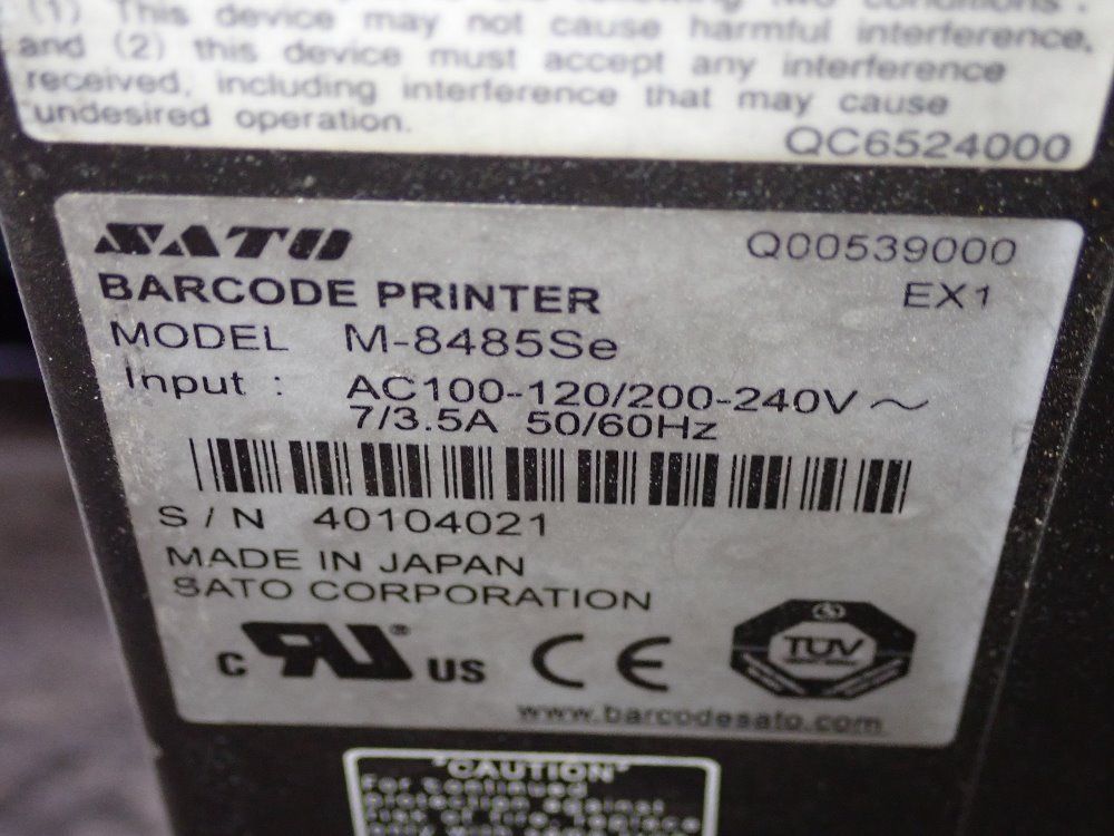 Sato Barcode Printer - M-8485se