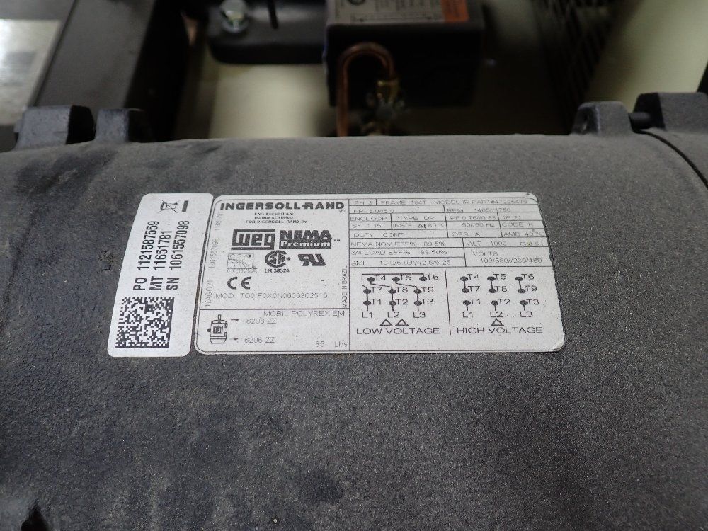 Ingersoll Rand 3 Hp Air Compressor - 2475n5-p
