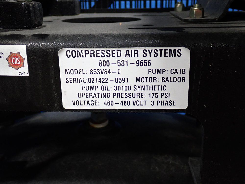 Compressed Air Systems 5 Hp Air Compressor - B53v84-e
