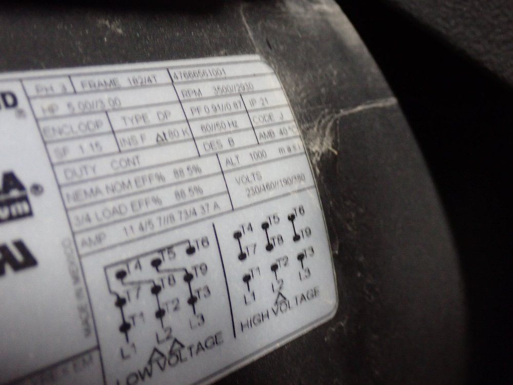 Ingersoll Rand 5 Hp Air Compressor - 234l5