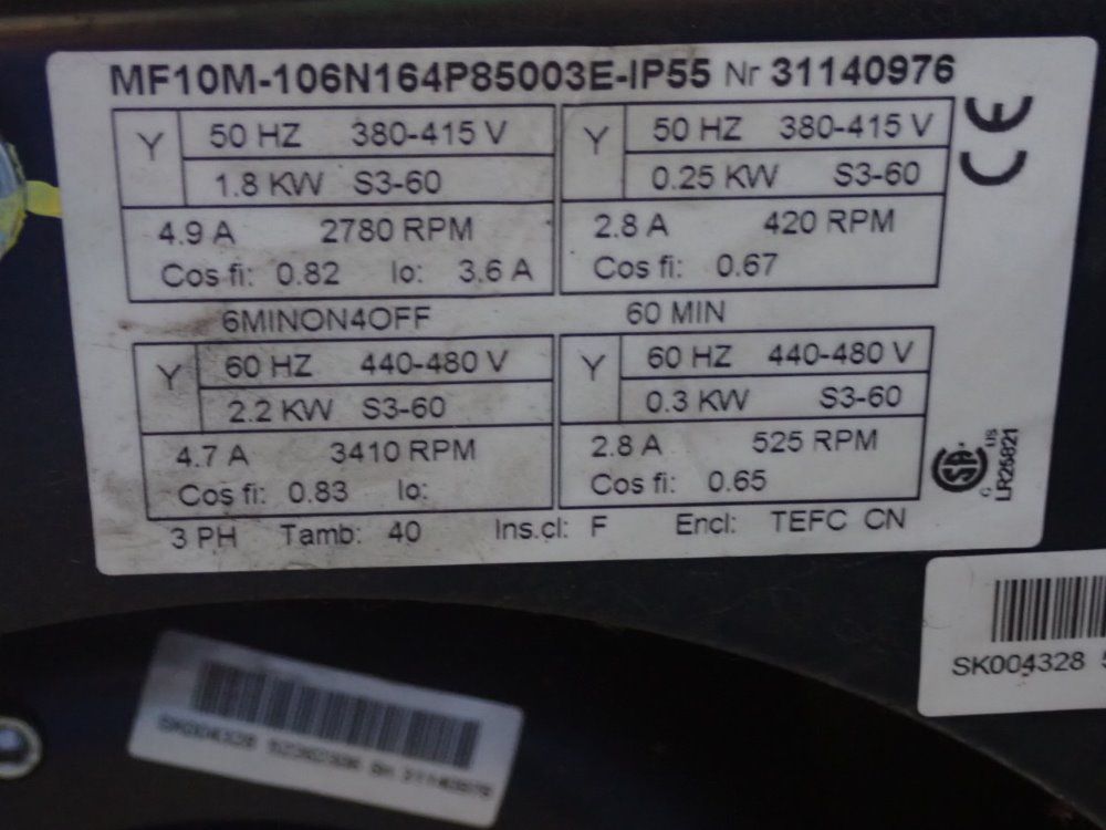 Konecranes 2 Tons Electric Hoist - Cxt20410020p15fcnos