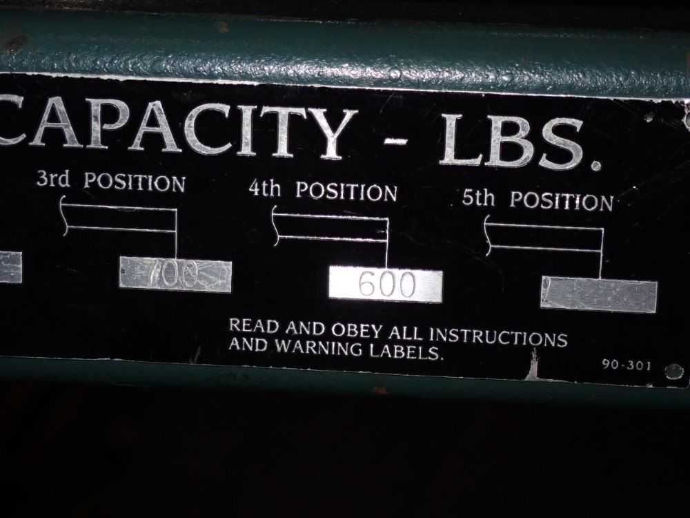 Beech 1000,800,700,600lbs Crane - R1000cw