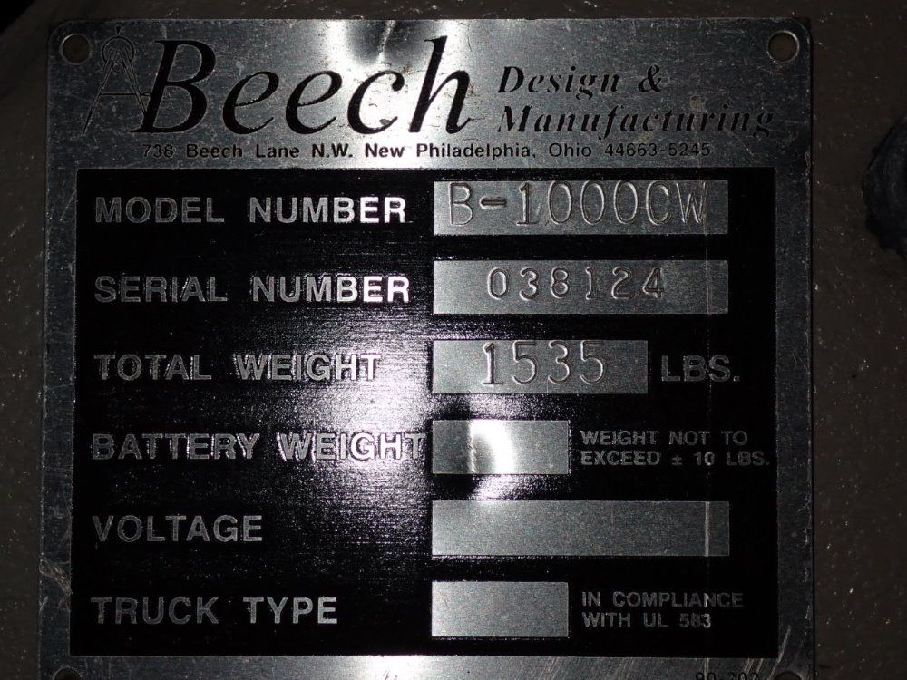 Beech 1000,800,700,600lbs Crane - R1000cw