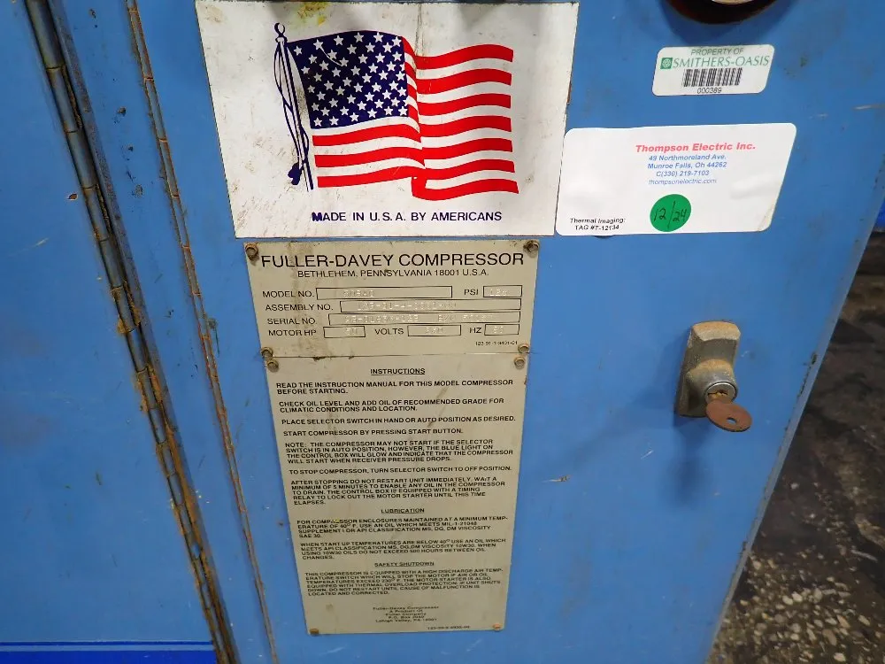 Fuller-davey 50 Hp Air Compressor - 50baq
