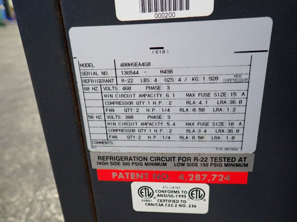 Zeks Dryer - 400hsea4g0