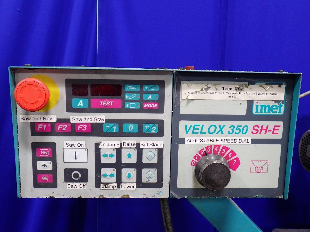 Imet Metal Cutting Saw And Roller Conveyor - Ct3505a