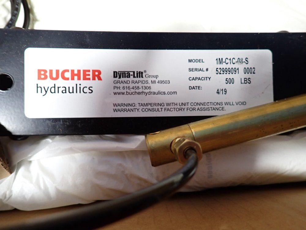 Bucher Hydraulic 500 Lbs Hydraulic Lift - 1m-c1c-08-s