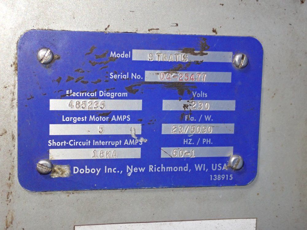 Doboy 114" Wrapper - Stratus