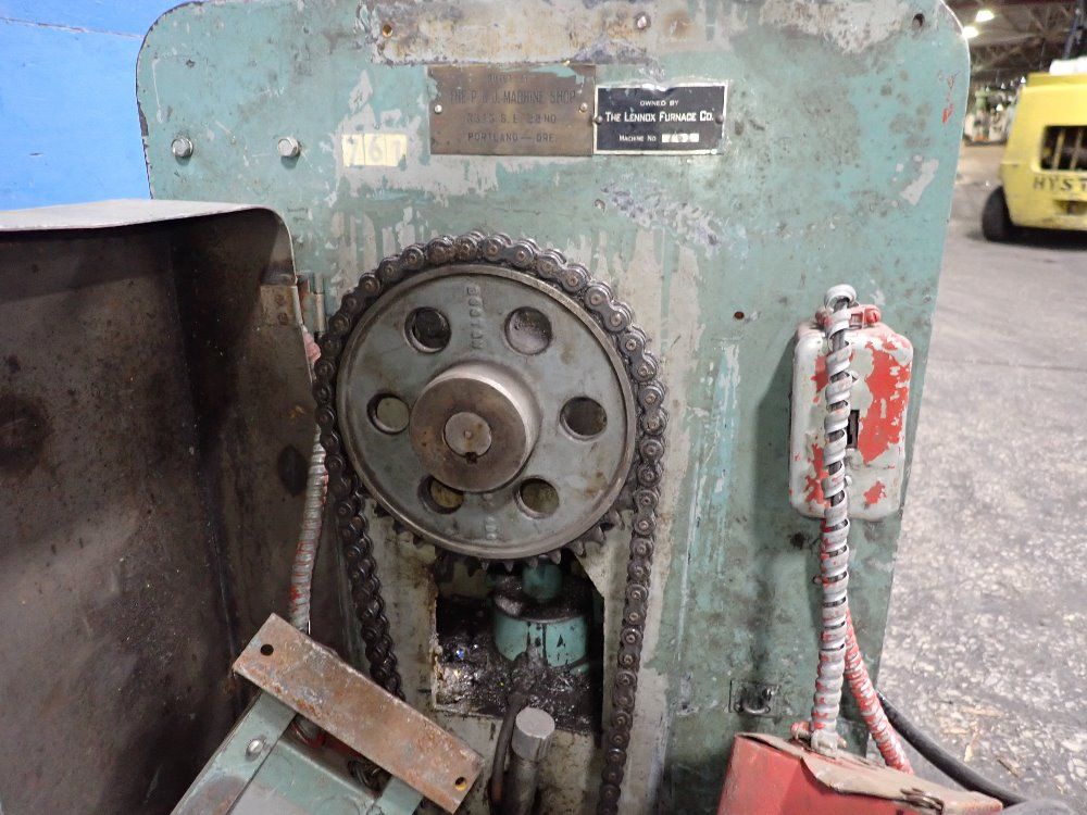 P&j Machine 124" Plate Bending Roll