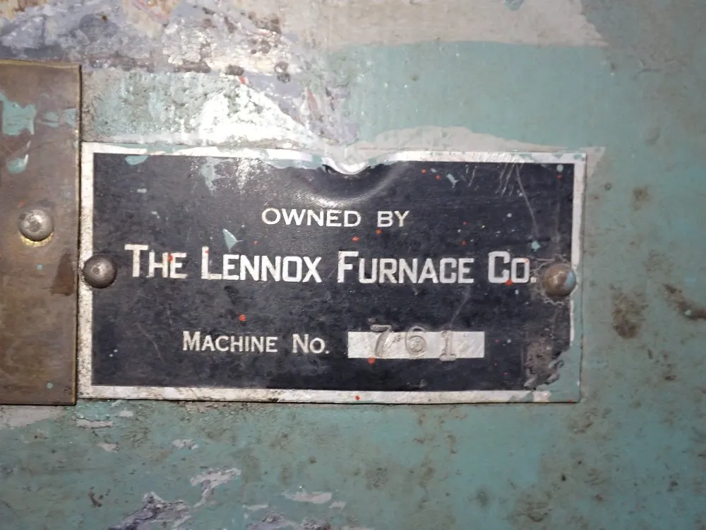 P&j Machine 124" Plate Bending Roll