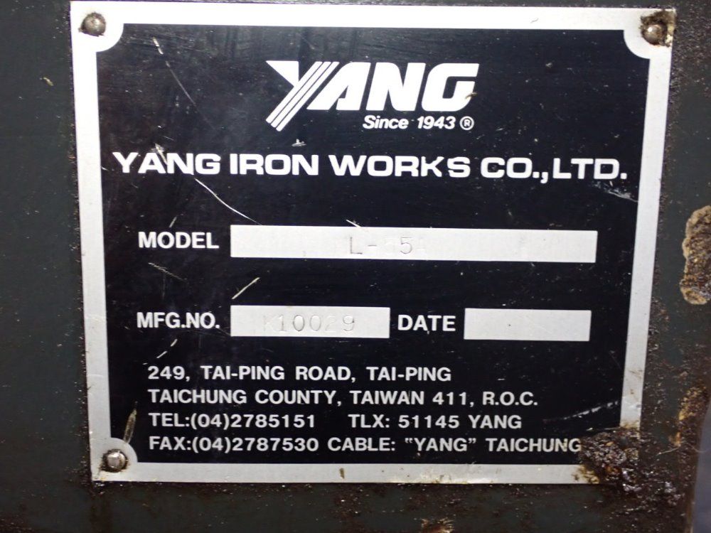 Yang Iron Works Cnc Lathe - Ml-55a