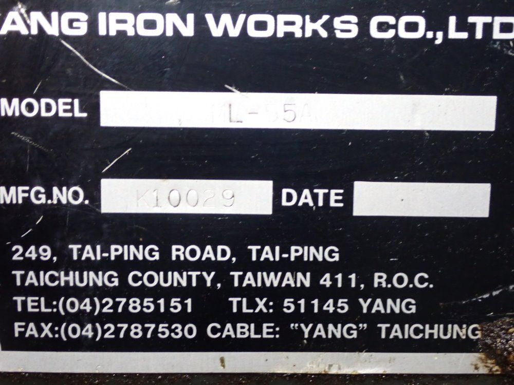 Yang Iron Works Cnc Lathe - Ml-55a