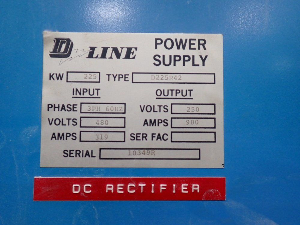D Line 900 Amps Dc Rectifier - D22sr42