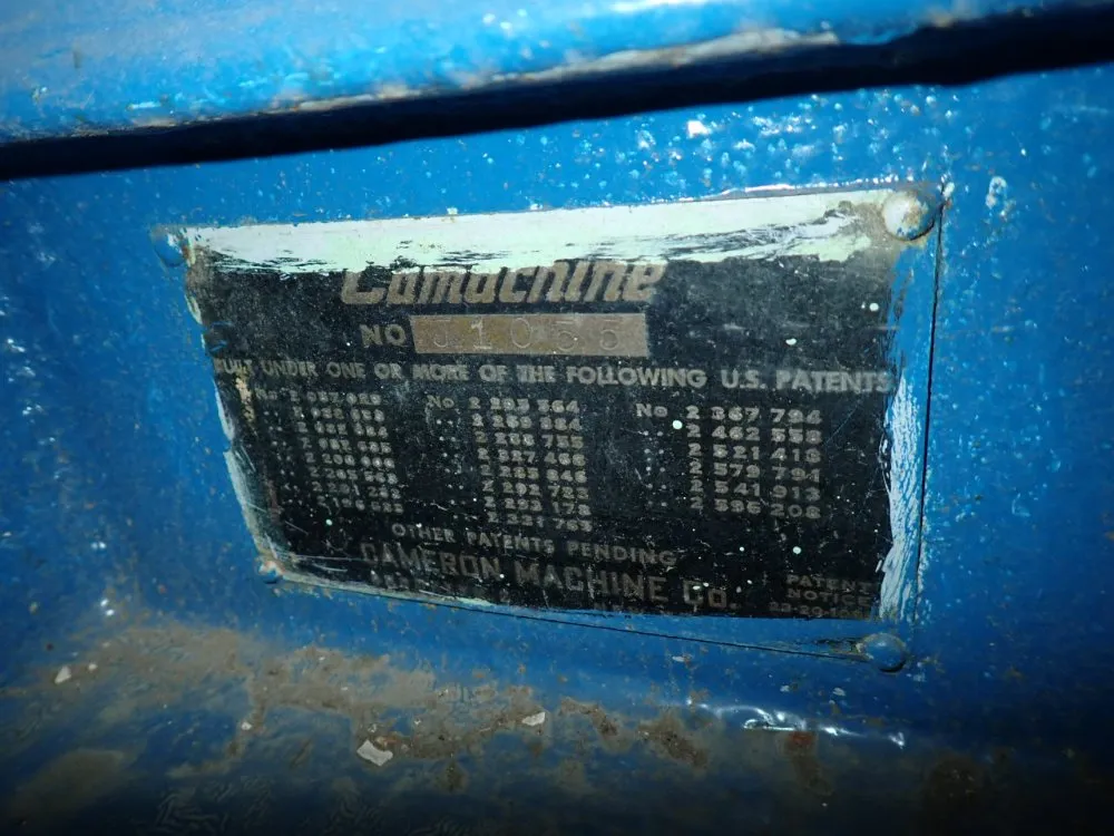 Cameron Machine Co. 54" Plate Roller - Ji055