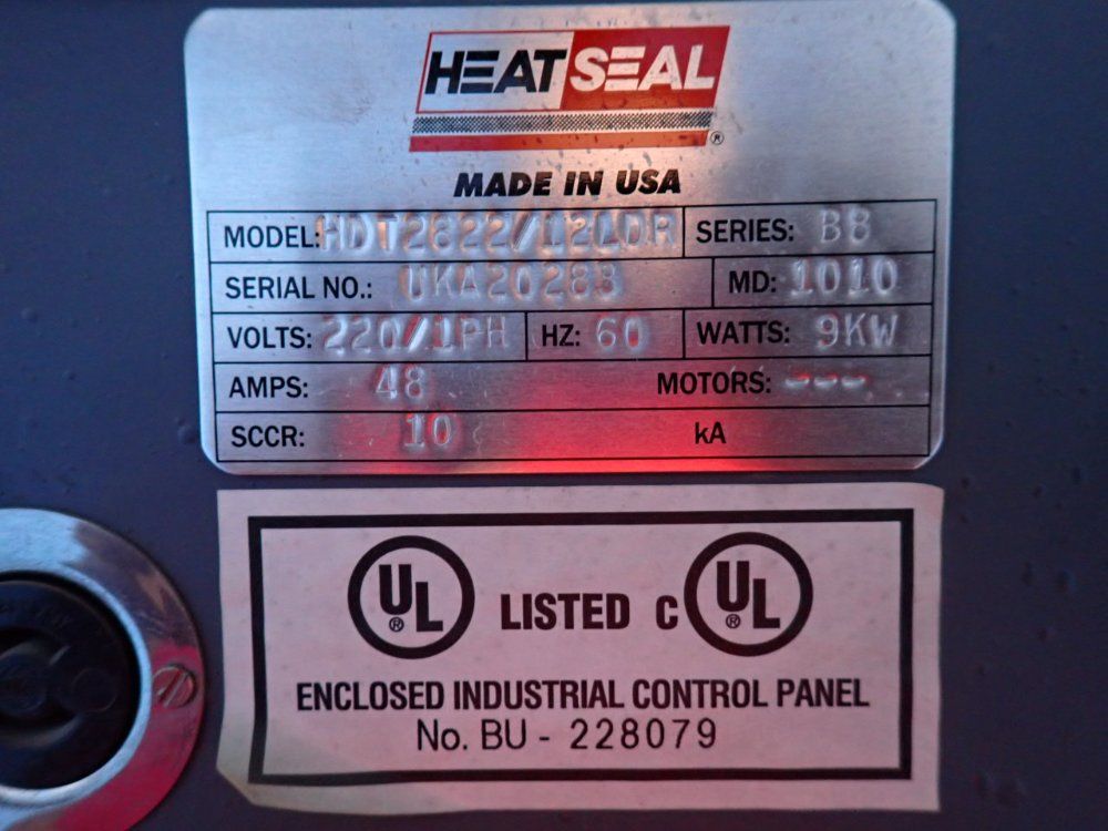 Heavy Duty Systems 22" Heat Sealer - Hdt2822/12ldr