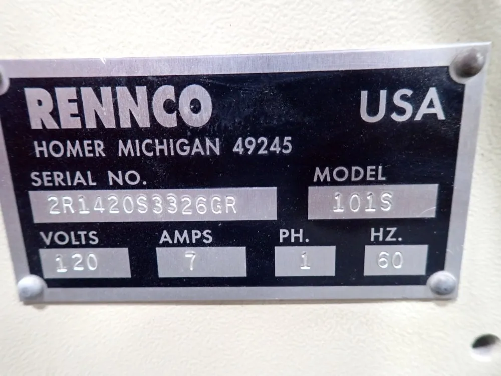 Rennco Vertical Bagging Machine - 1015