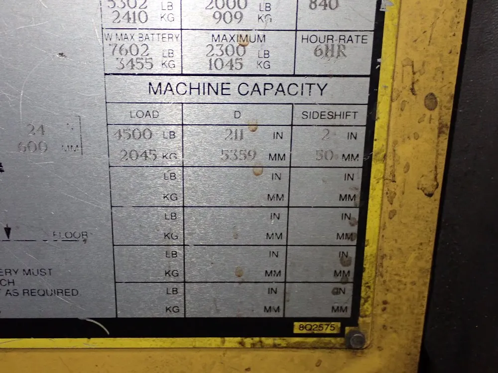 Caterpillar 4500 Lbs Electric Stand Up Forklift - Nrr45