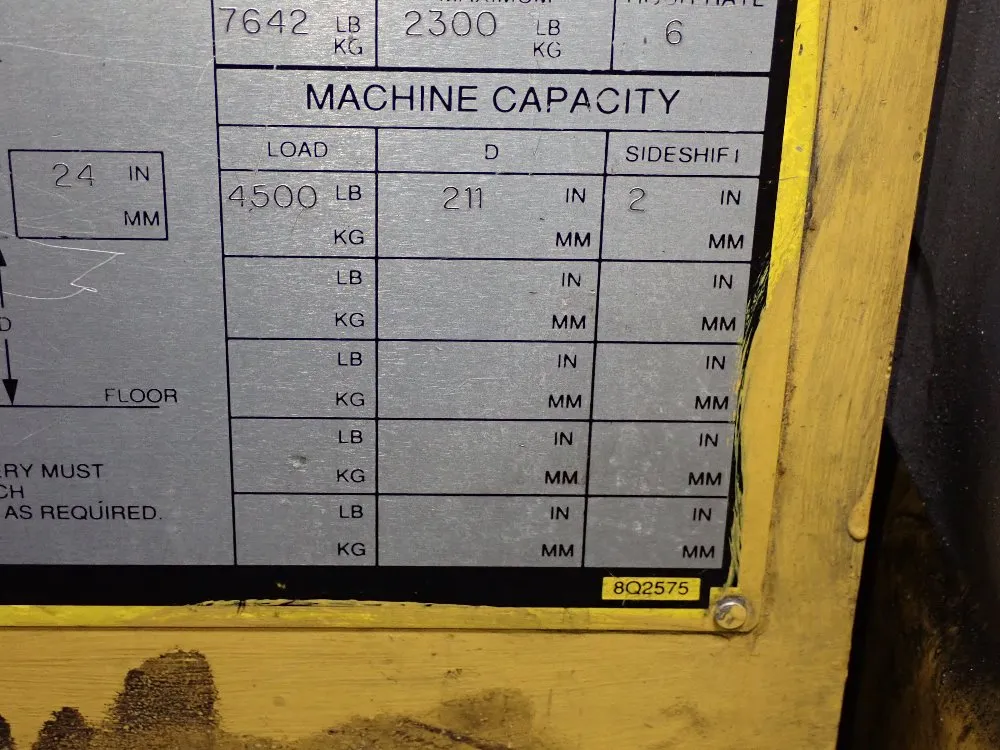 Caterpillar 4500 Lbs Electric Stand Up Forklift - Nrr45