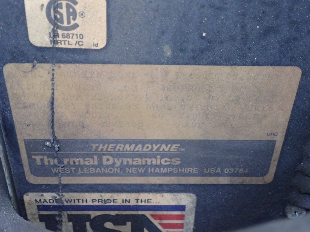 Thermanl Dynamics Plasma Cutting System - Pakmaster 50xl