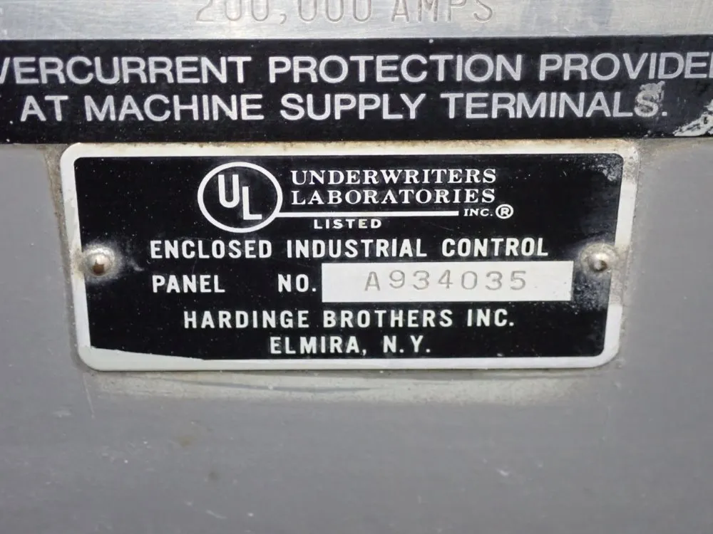 Hardinge Turret Lathe - Hc