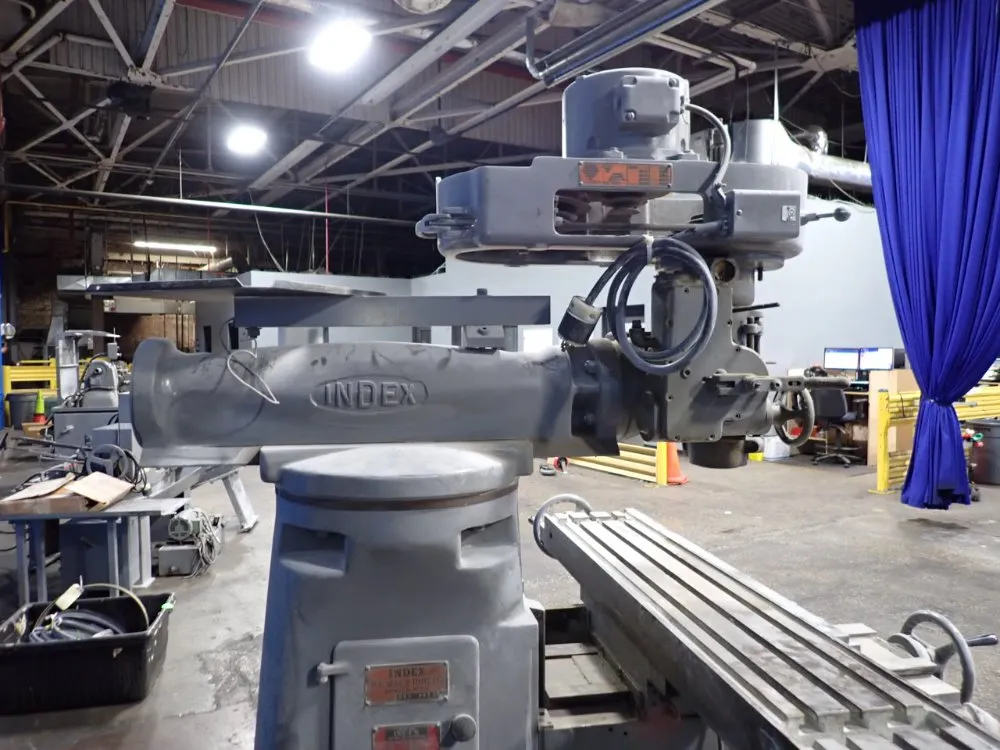 Index Machine & Tool 9" X 46 1/2" Vertical Mill