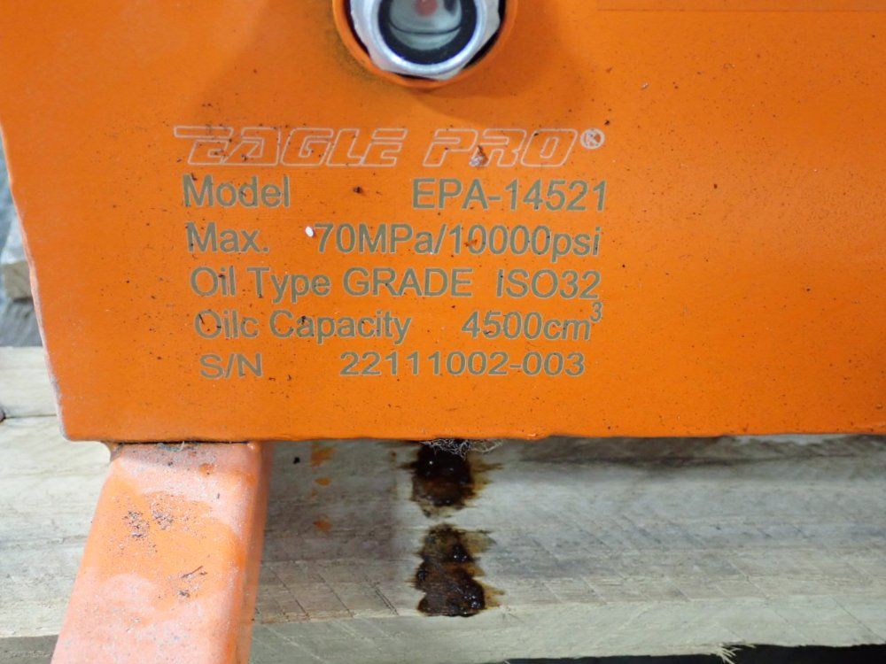 Eagle Pro 10,000 Psi Hydraulic Hand Pump - Epa-14521 / Esx-1508t