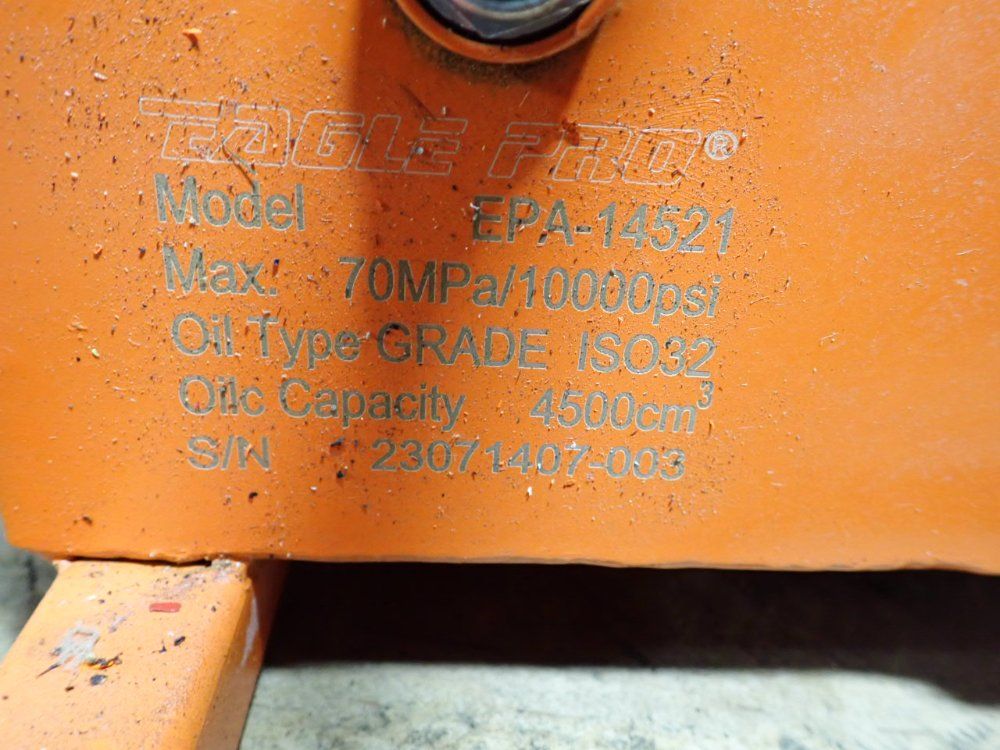 Eagle Pro 10,000 Psi Hydraulic Hand Pump - Epa-14521 / Esx-1508t