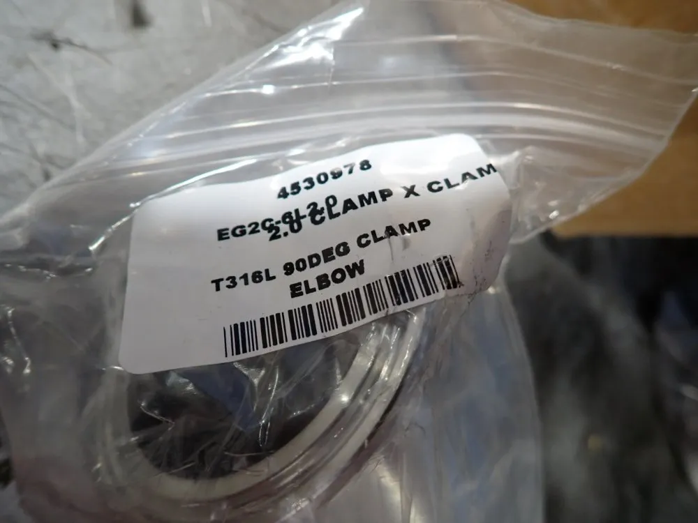 Vne Corp Clamp Reducer, Clamp Elbow, Clamp W/ Wing Nut