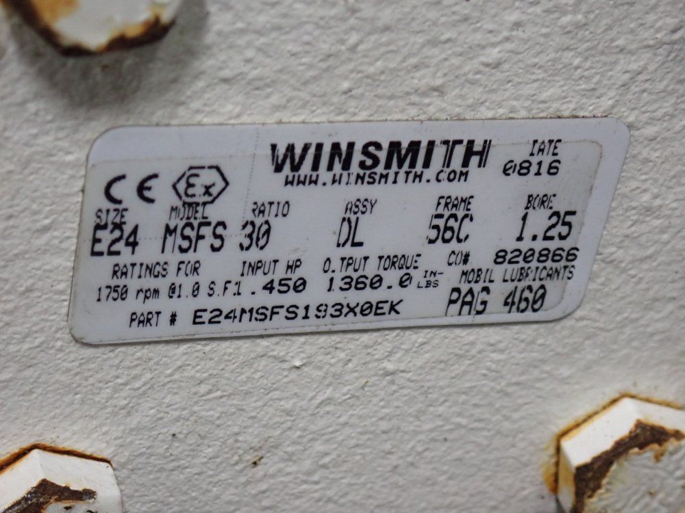 Winsmith 2 Hp Gear Reducer - Msfs