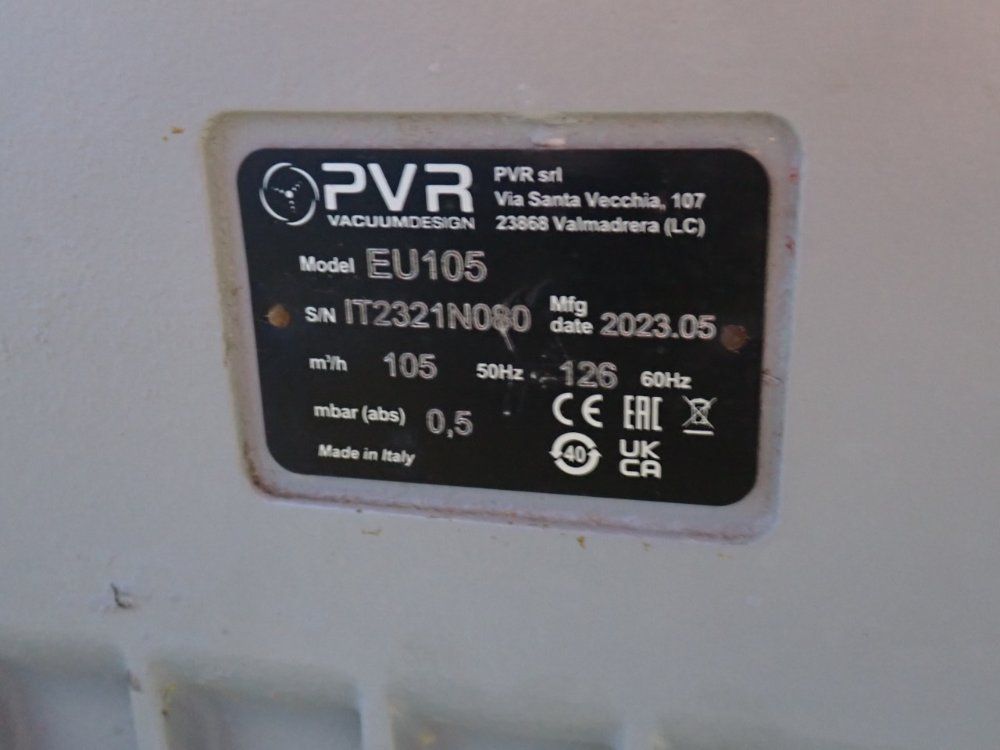 Pvr Vacuum Design Rotary Vane Pump - Eu105