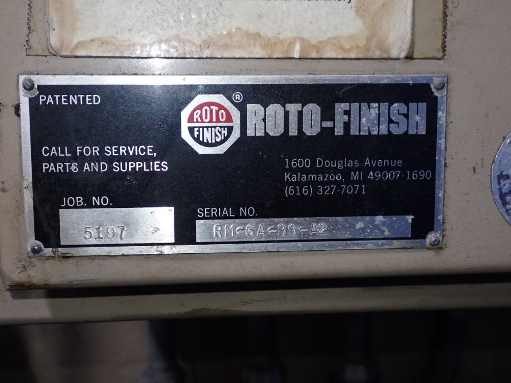 Hammond Roto-finish Vibratory Finisher - Rm-6a