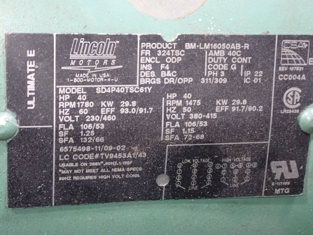 40 Hp Hydraulic Unit