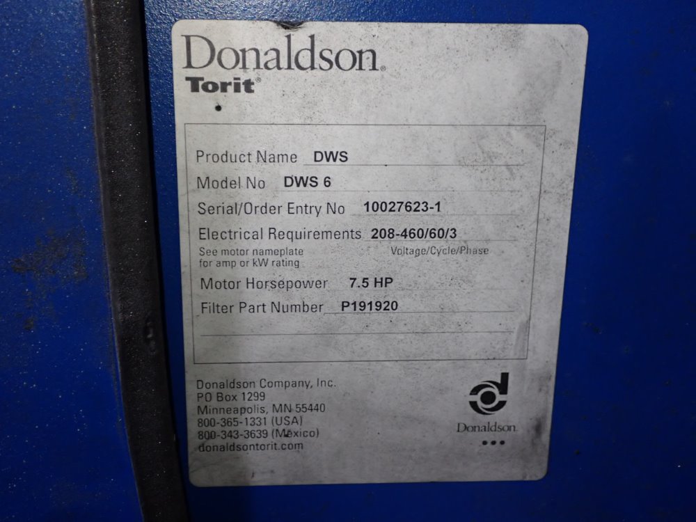 Torit Donaldson Dust Collector
