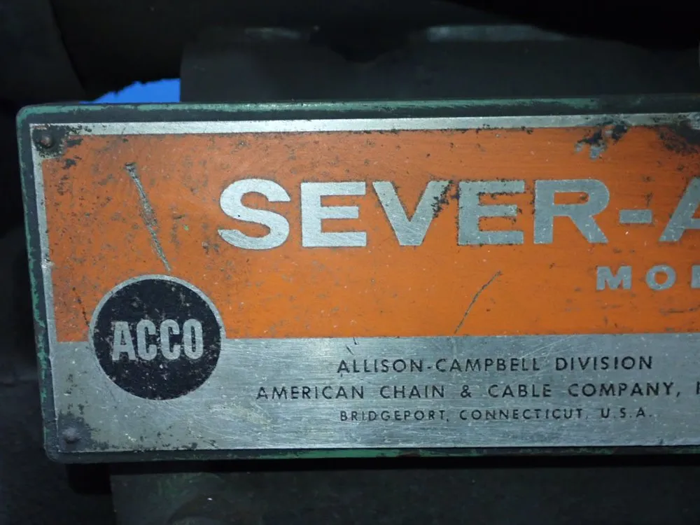 Sever-all 12" Chop Saw - 1a