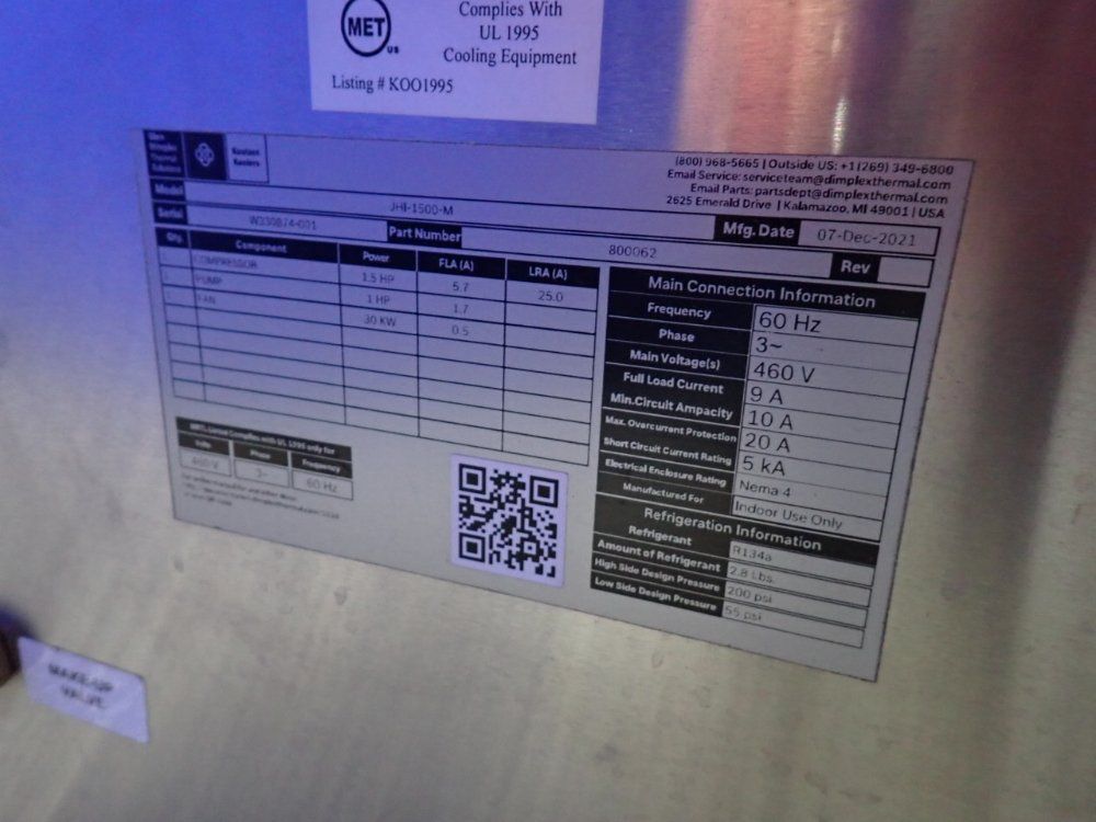 Koolant Koolers Chiller - Jhi-1500-m