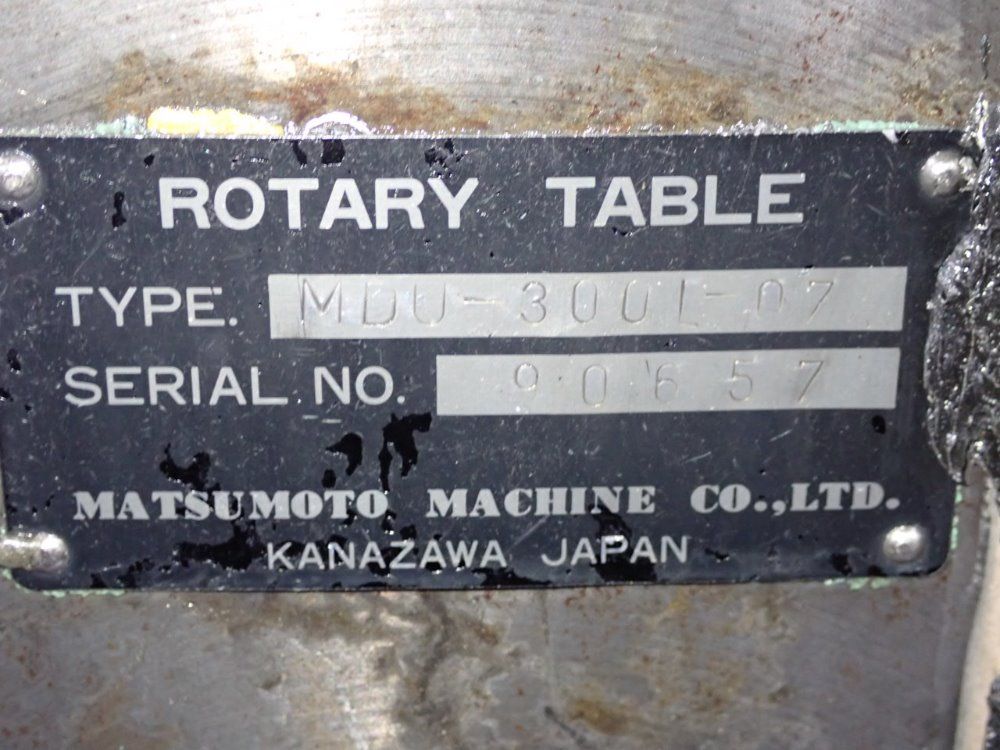 Matsumoto 12 12" Indexer - Mdu-300l-07