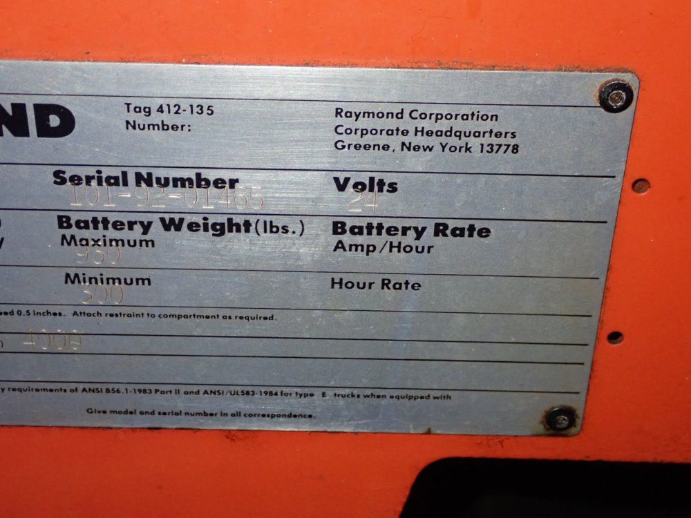 Raymond Electric Pallet Jack