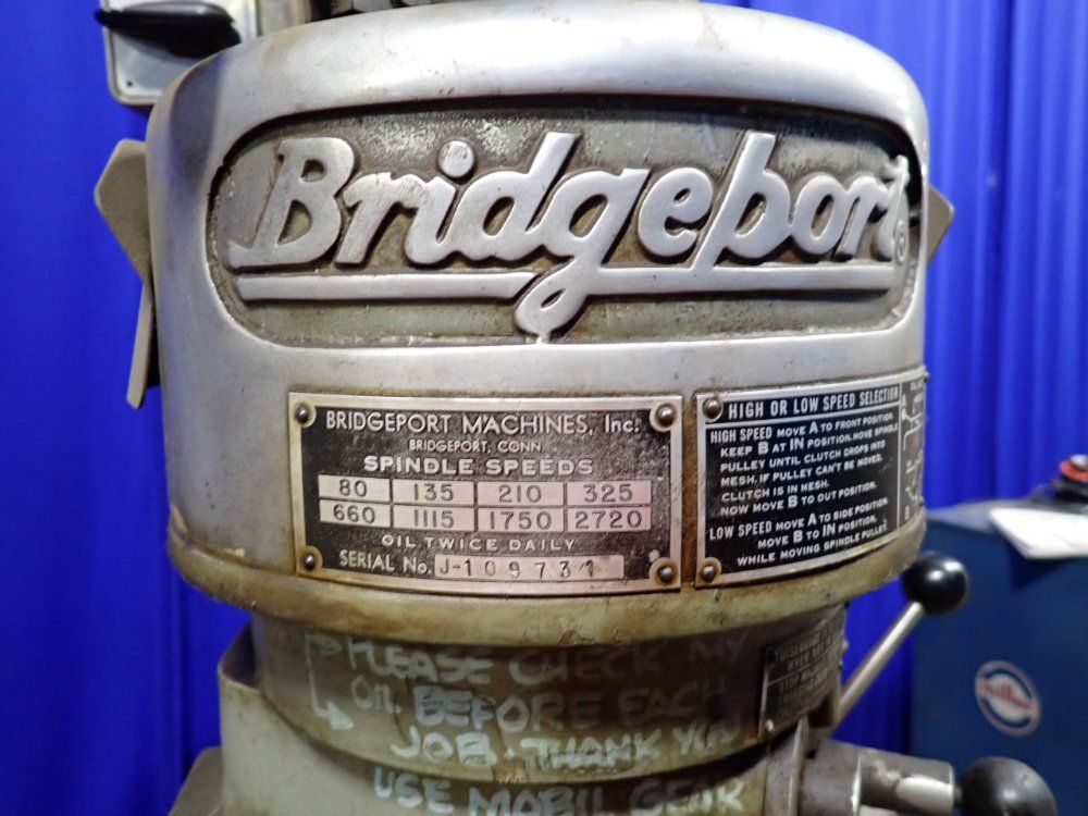 Bridgeport Vertical Mill