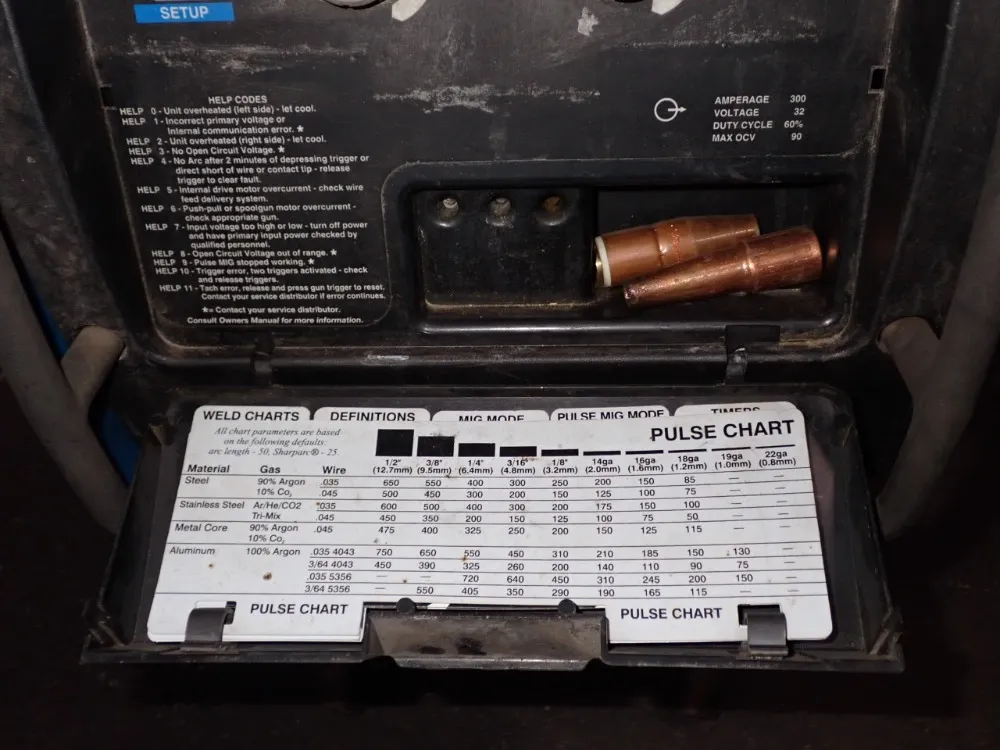 Miller 300 Amp Welder - Millermatic 350p