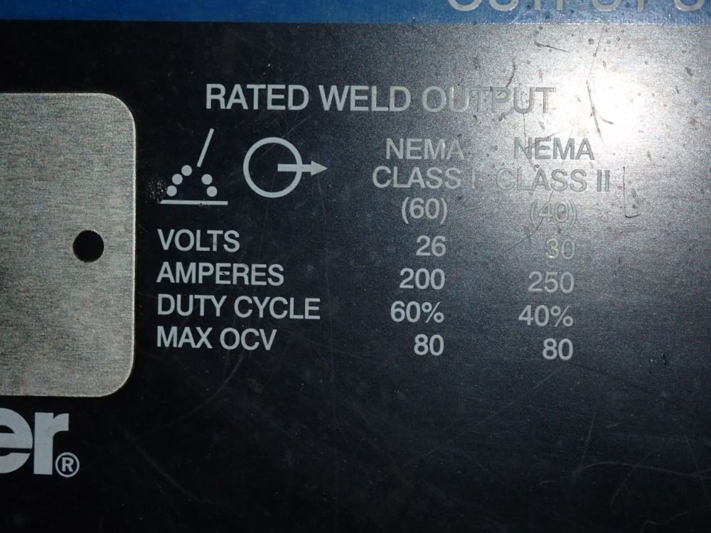 Miller 250 Amp Welder - Syncrowave 250